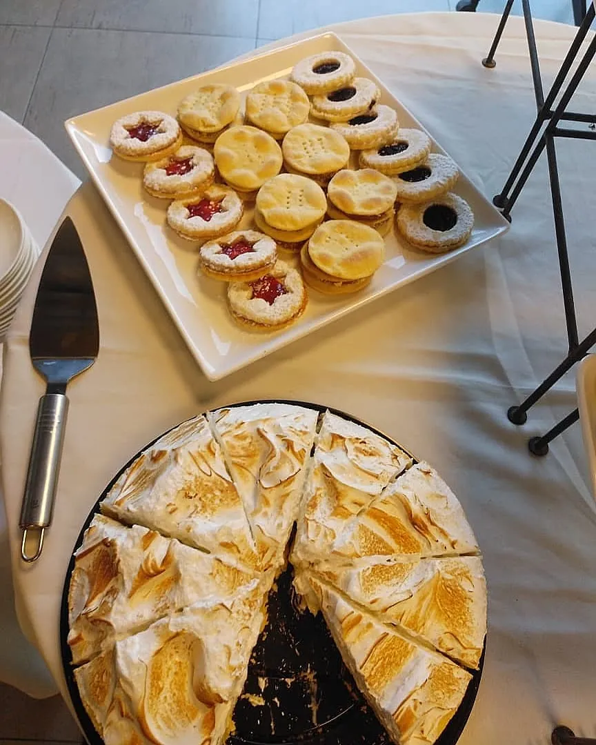 Galletas y pie de limón